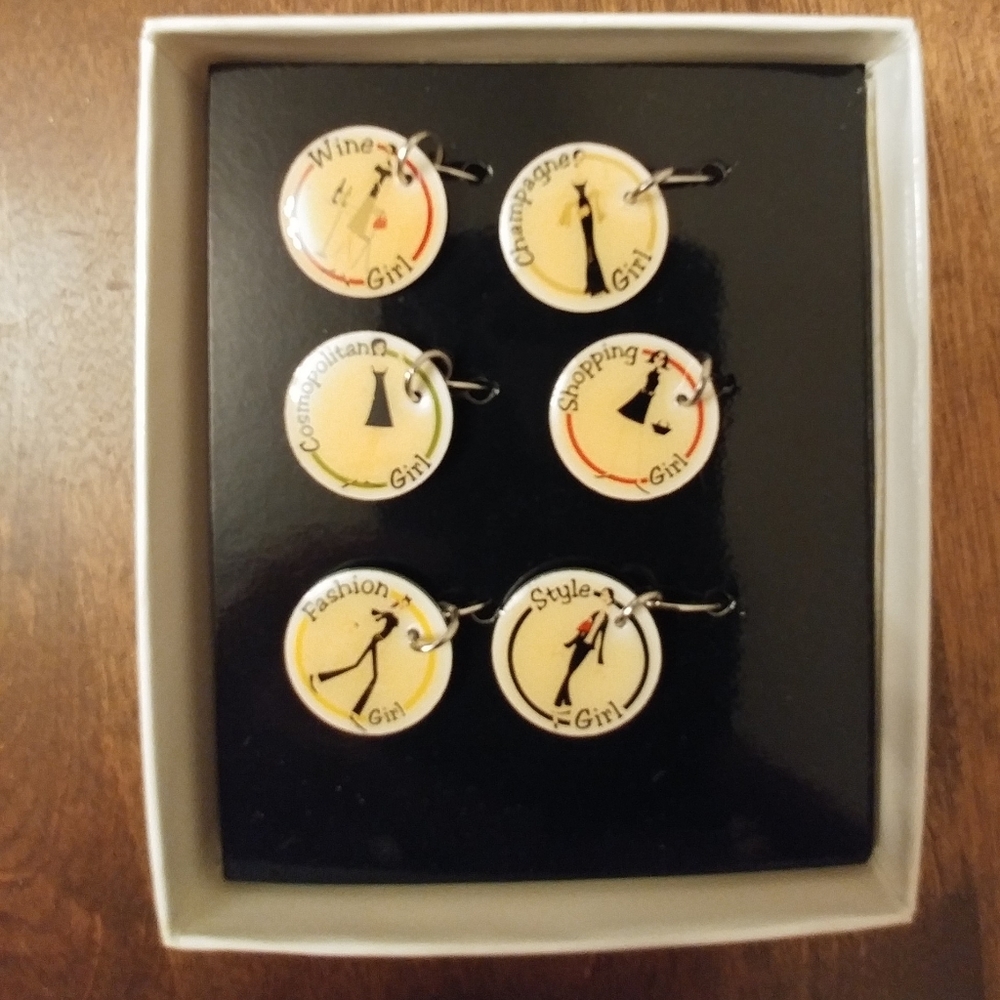 Y2K Wine Charms